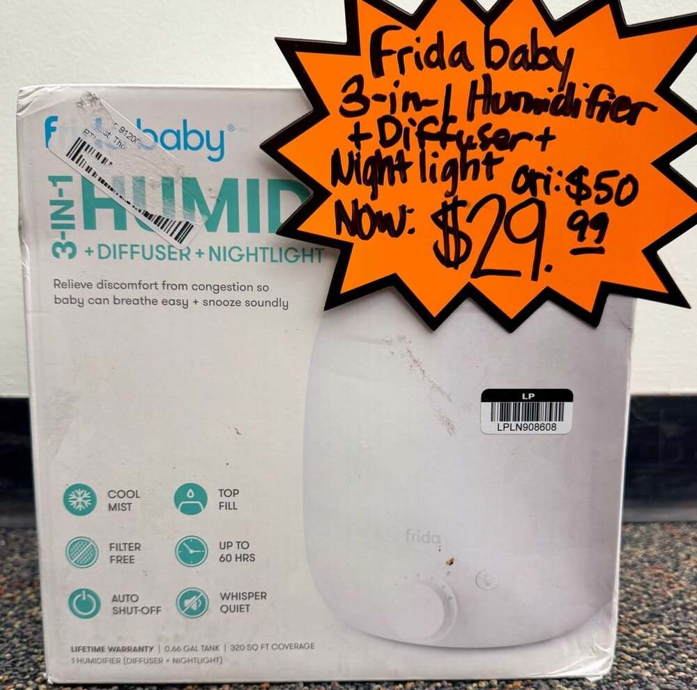 Frida Baby 3-in-1 Humidifier + Diffuser + Nightlight
